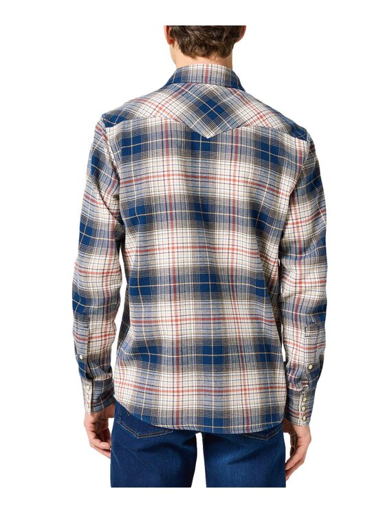 Wrangler Wrangler Camicia WESTERN SHIRT 112357248 Blu scuro Regular Fit