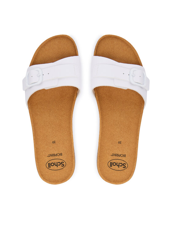 Scholl Scholl Шльопанці Ginni Med. MF32005 Білий