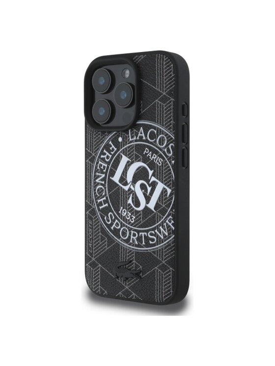 Etui na telefon Lacoste, Czarne, iPhone 16 Pro Max