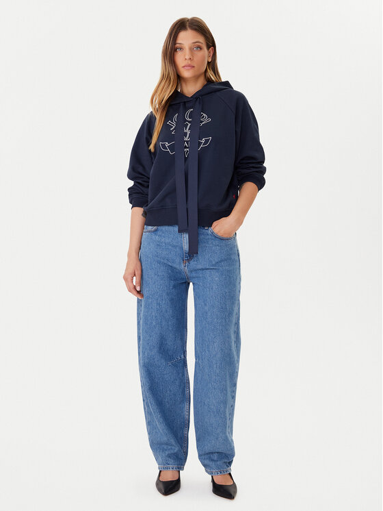 JOOP! Jeans JOOP! Jeans Bluza Tinna 30046176 Granatowy Regular Fit