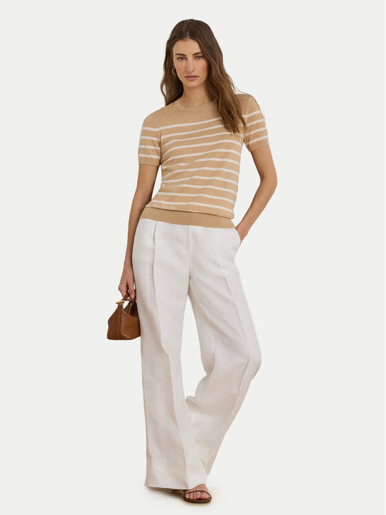 LAUREN RALPH LAUREN LAUREN RALPH LAUREN T-krekls Eyelah 200P13973002 Bēšs Regular Fit