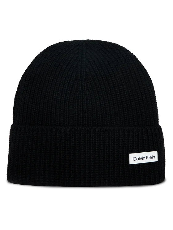 Calvin Klein Mütze Essential Patch K50K510657 Schwarz
