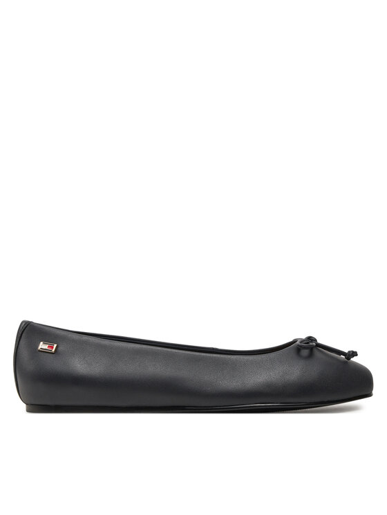 Tommy Hilfiger Tommy Hilfiger Baleríny Essential Chic Ballerina FW0FW08059 Tmavomodrá