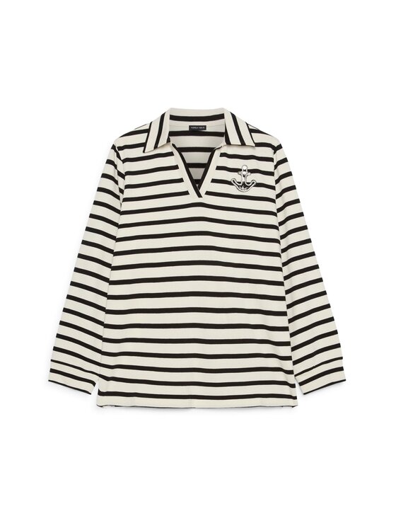 Fiorella Rubino Fiorella Rubino Polo G08QL009097N0Z3 Biały Boxy Fit
