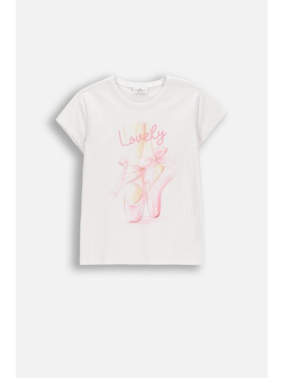 Coccodrillo Coccodrillo T-Shirt WC6143206VGA-001 Biały Regular Fit