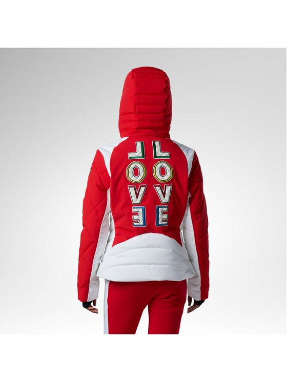 Rossignol Rossignol Kurtka narciarska W Jcc Valdiz Down Ski Jacket Czerwony Slim Fit