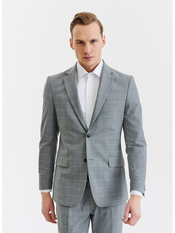 Pako Lorente Pako Lorente Marynarka P23SP-3G-022 Szary Slim Fit