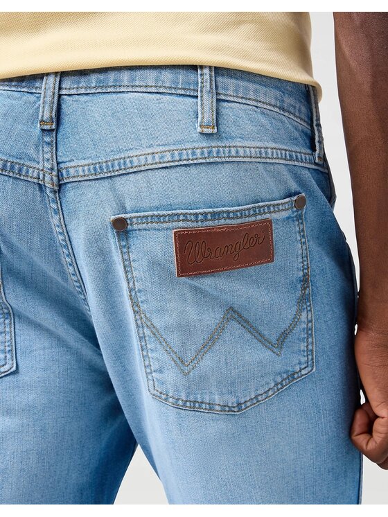 Wrangler Wrangler Jeansy Greensboro Niebieski Regular Fit