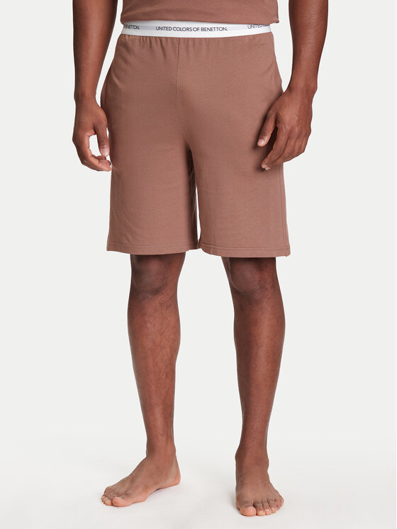 United Colors Of Benetton United Colors Of Benetton Pidžamas šorti 30964900D Bēšs Regular Fit