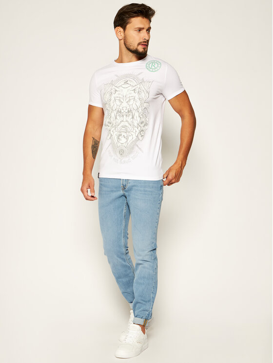 T-shirt Chors Monoch Bianco Slim Fit