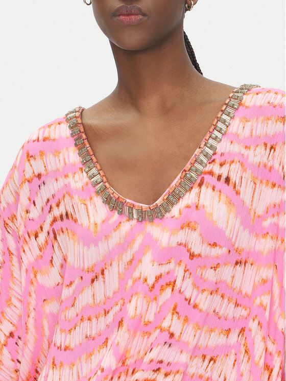 LOLA CASADEMUNT LOLA CASADEMUNT Nyári ruha LS2516031 Rózsaszín Regular Fit
