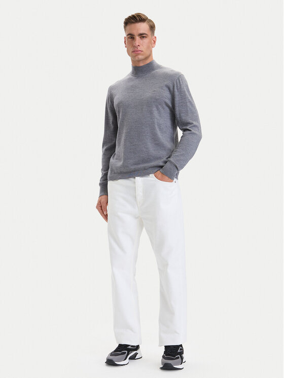 Calvin Klein Calvin Klein Rollkragenpullover LV04LE309G Dunkelgrau Regular Fit