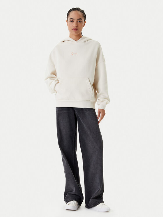 Karl Kani Karl Kani Mikina Signature Cherry Print PD00005445 Écru Oversize