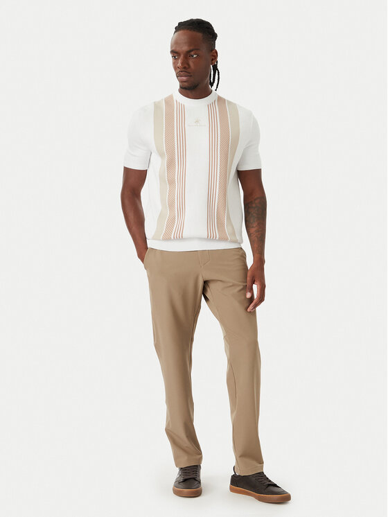 Beverly Hills Polo Club Beverly Hills Polo Club T-Shirt M7611-HR Bílá Regular Fit