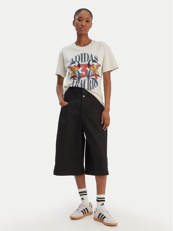 adidas adidas T-krekls Farm Rio Graphic KD4641 Écru Regular Fit