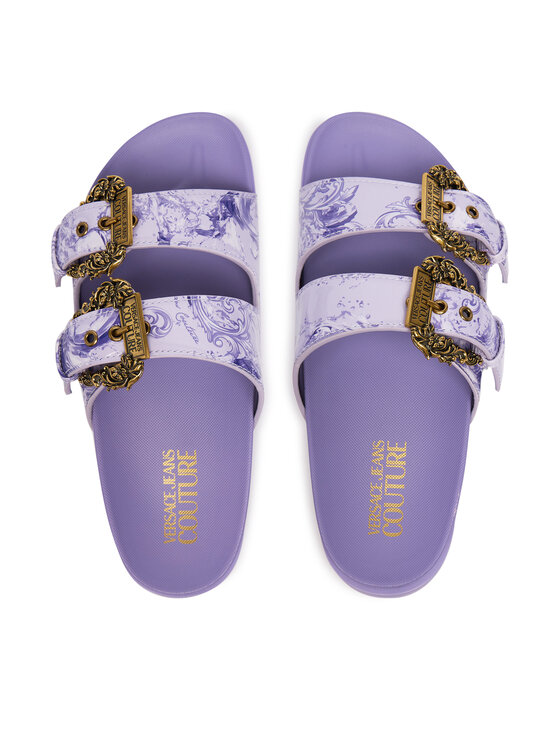 Versace Jeans Couture Versace Jeans Couture Шльопанці 80VA3SM1 ZS366 338 Фіолетовий
