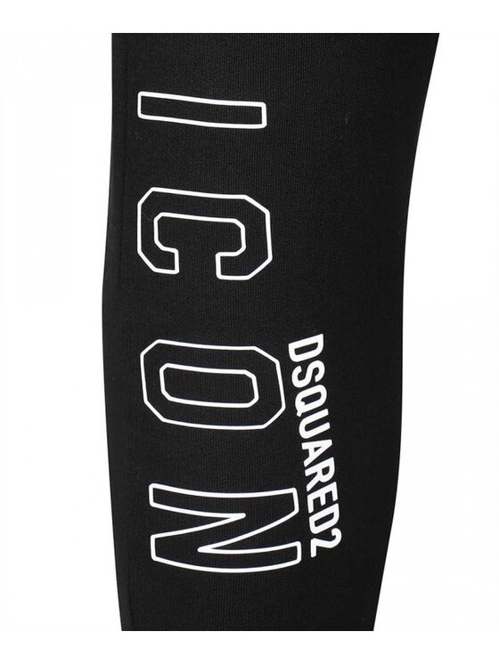 Dsquared2 Dsquared2 Teplákové kalhoty S79KA0041 S25516 Černá Slim Fit