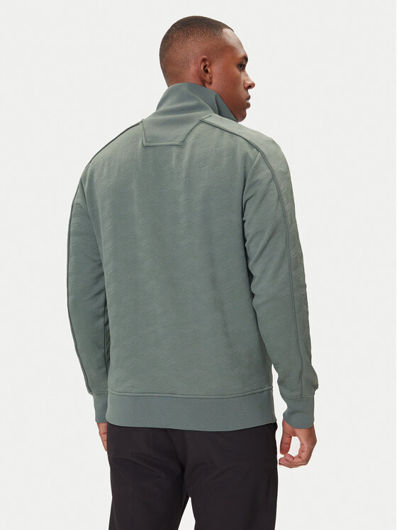 BOSS BOSS Mikina Mirror 50549706 Zelená Regular Fit