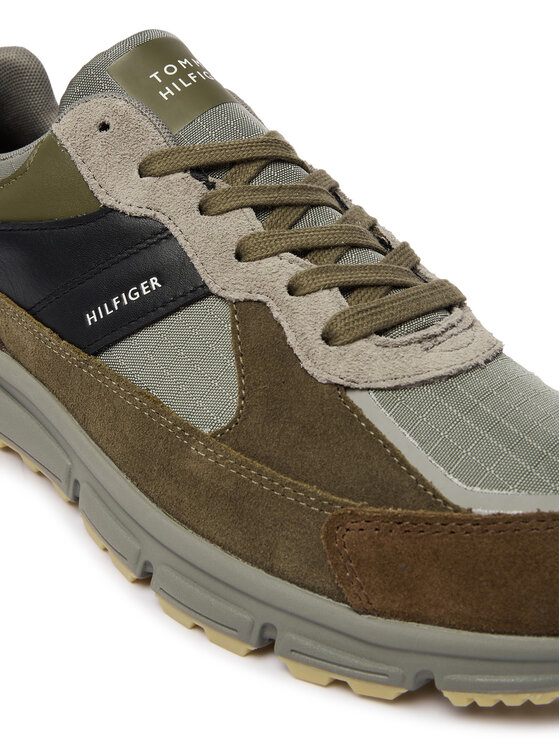 Tommy Hilfiger Tommy Hilfiger Sneakersy Hilfiger Mix Material Runner FM0FM06038 Kolorowy