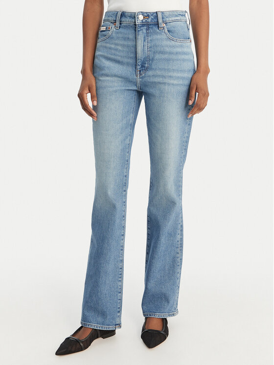 Calvin Klein Jeans Blugi LV047F665G Albastru Bootcut Fit