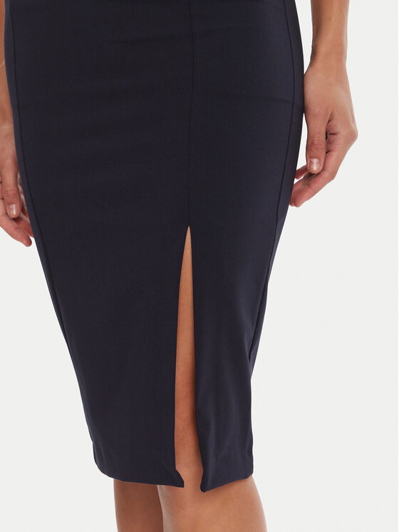 Rinascimento Rinascimento Spódnica ołówkowa CFC0126167003 Granatowy Slim Fit