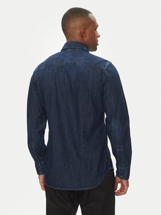 G-Star Raw G-Star Raw Koszula jeansowa Dakota D23616-D252 Granatowy Slim Fit