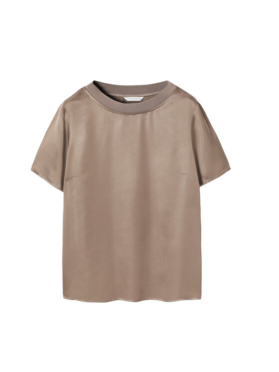 TATUUM TATUUM Blúzka MALTO Béžová Classic Fit