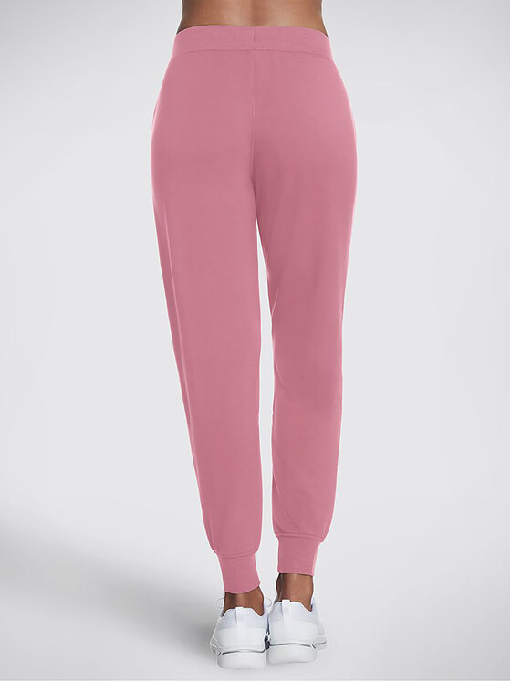 Skechers Skechers Долнище анцуг Skechluxe Restful Jogger W03PT49 Виолетов Regular Fit