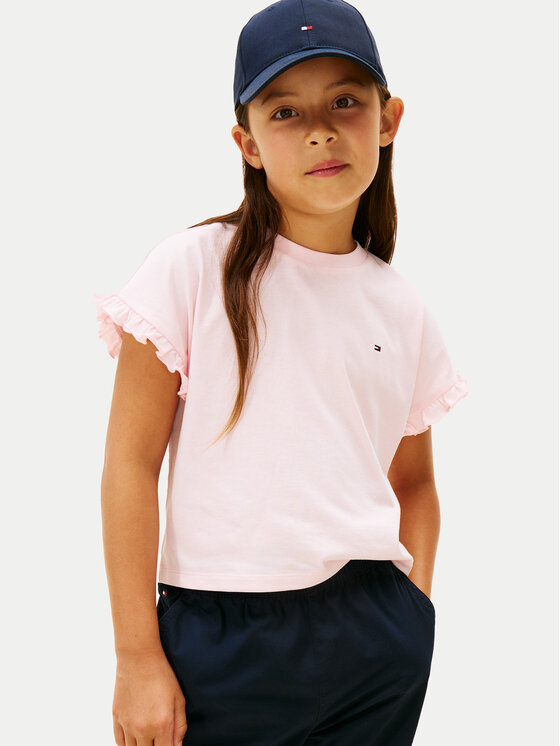 Tommy Hilfiger Tommy Hilfiger T-Shirt KG0KG08970 D Růžová Regular Fit