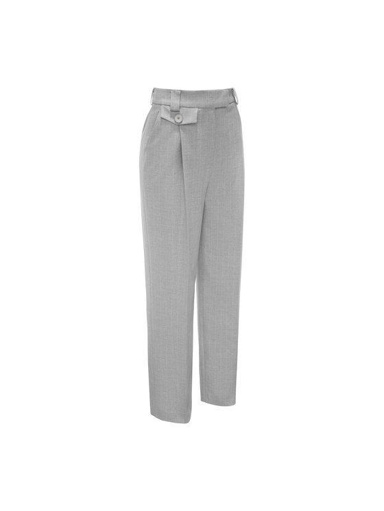 La Mania La Mania Pantaloni di tessuto DIEGO Bianco Active Fit