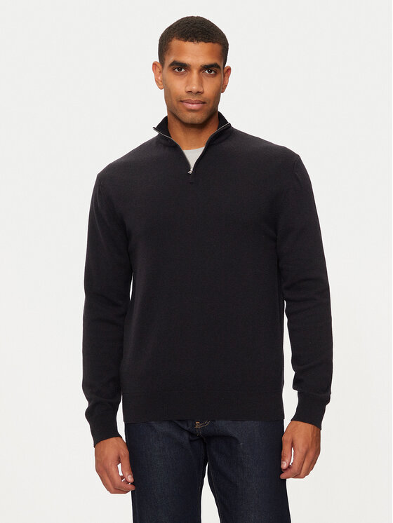 United Colors Of Benetton United Colors Of Benetton Pulover 1002U201I Negru Regular Fit