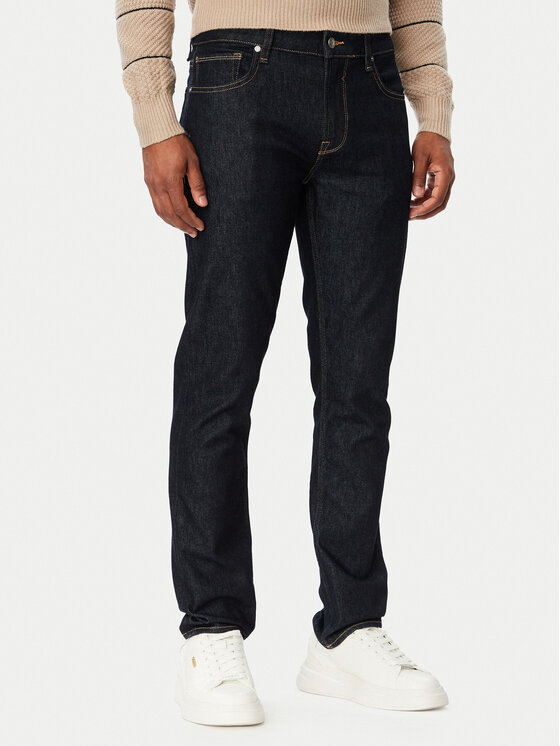Guess Guess Jeans M6BAS2 D2042 Dunkelblau Slim Tapered Fit