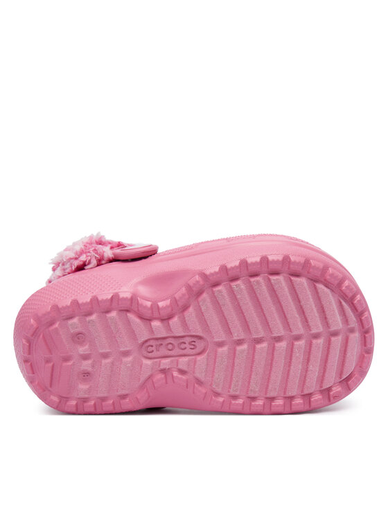 Crocs Crocs Iešļūcenes Classic Fleece Lined Clog T 212857 Rozā