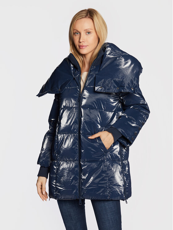 Giubbotto piumino Mathilde W2BL48 WF050 Blu scuro