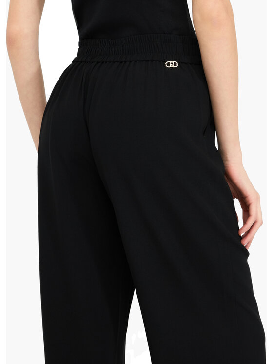 Liu Jo Liu Jo Pantaloni di tessuto TF5265TS42322222 Nero Regular Fit