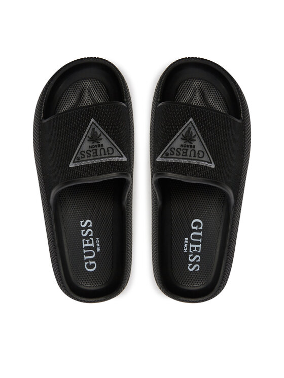 Guess Guess Šľapky E4GZ27 WG5X0 Čierna