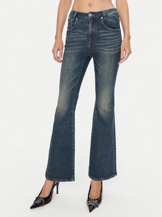 Miss Sixty Miss Sixty Jeansy 6L3JJ3110200 Tmavomodrá Flare Fit