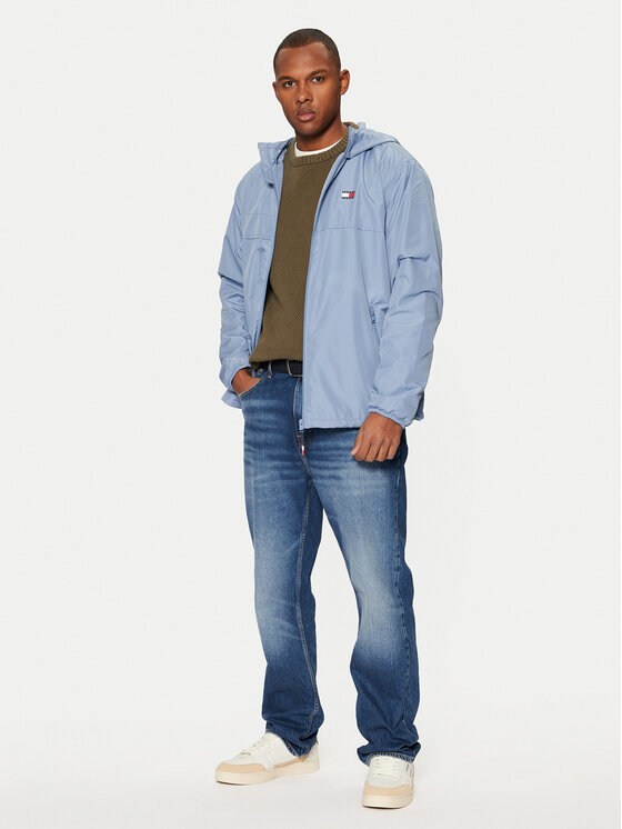 Tommy Jeans Tommy Jeans Wiatrówka Chicago DM0DM21130 Niebieski Regular Fit