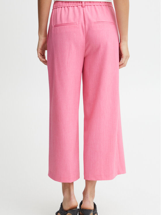 Fransa Fransa Medžiaginės kelnės 20611915 Rožinė Regular Fit