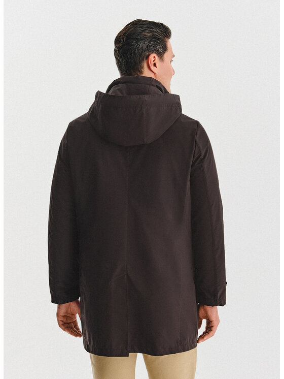 Pako Lorente Pako Lorente Kurtka przejściowa P25WF-5X-005 Brązowy Classic Fit