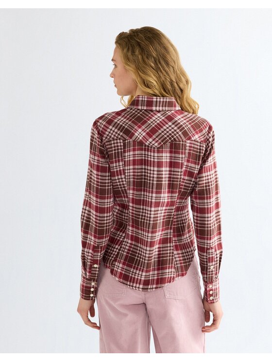 Wrangler Wrangler Koszula WESTERN SHIRT Kolorowy Slim Fit