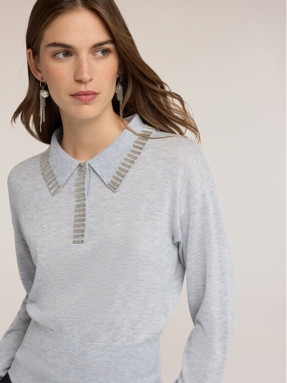 Motivi Motivi Maglione M431W004144N013 Grigio Regular Fit
