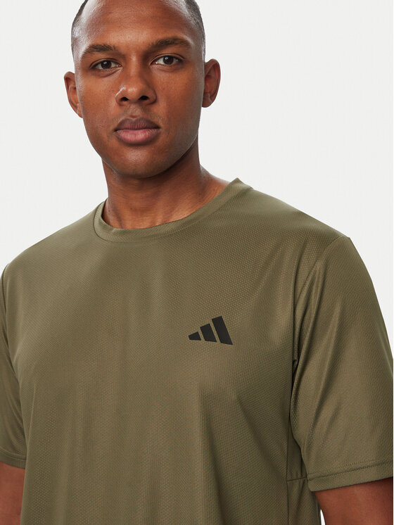 adidas adidas Techniniai marškinėliai Workout Essentials KD5461 Chaki Regular Fit