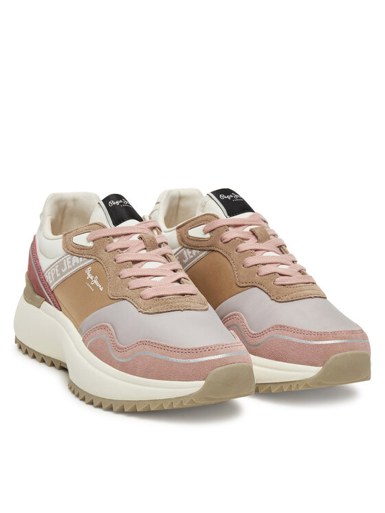 Pepe Jeans Pepe Jeans Sneakersy Kimi Glam PLS60042 Różowy