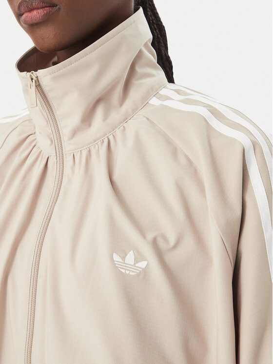 adidas adidas Bluza LG8941 Beżowy Oversize