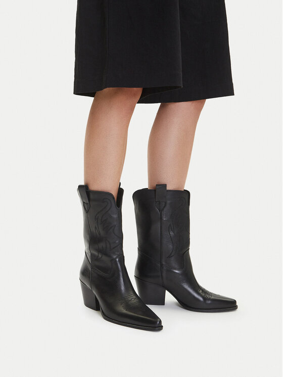 Badura Badura Cizme și botine cowboy CEO-222FW92 Negru