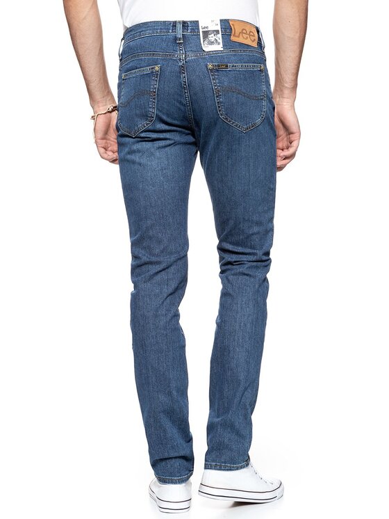 Lee Lee Jeansy RIDER Niebieski Slim Fit