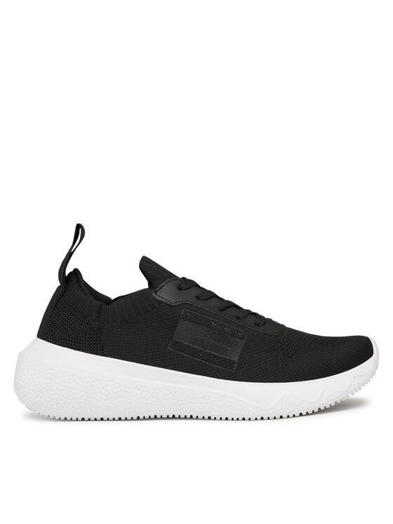 Tommy Jeans Tommy Jeans Tenisice Flexi Cpontrast Brand EN0EN02139 Crna
