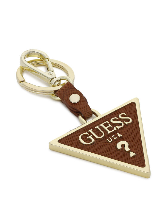 Guess Guess Μπρελόκ Saffiano Triangle Keyring RW7421 P2201 Καφέ