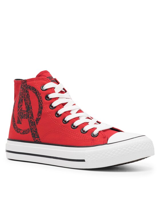 Marvel Marvel Modne superge MARVEL 100-BP40-SS23-300D100 Rdeča